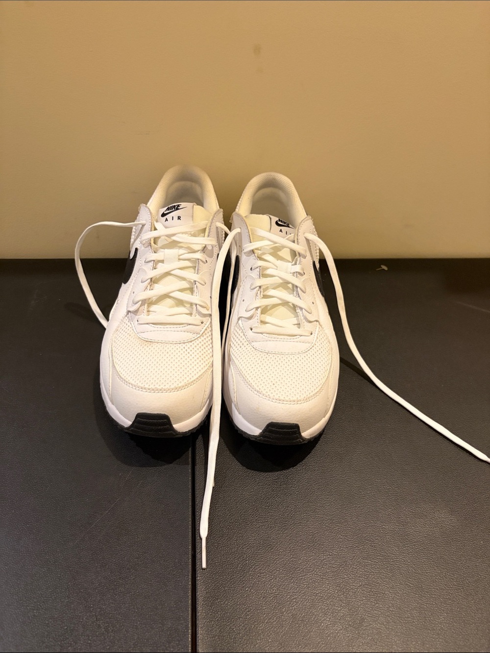 Nike Men’s White and Black Low-Top Sneakers